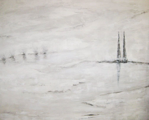 Domspitzen - Acryl auf Leinwand - 90 x 117 - 2015