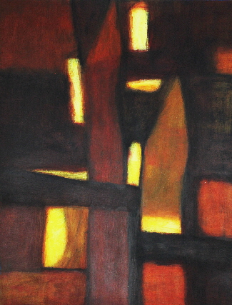 Heidrun Wettengl, African Colours, Acryl auf Papier, 65x50 cm, 2015