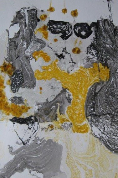 Lady - Acryl auf Papier - 26 x 37 - 2017